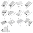 thumbnail image 3 of Makeup Mixing Palette Stainless Steel Fine Workmanship Reusable Solid Convenient Cosmetic Palettes for Beauty Salon Daily Life Type 10, 3 of 7