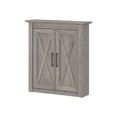 thumbnail image 1 of Bush Furniture Key West Armoire de Rangement avec 3 Tablettes et 2 Portes, Gris Bois Flotté, 1 of 7