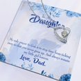 thumbnail image 4 of To My Daughter My Only Prayer to God From Dad Forever Necklace w Message Card, 4 of 7