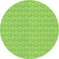 thumbnail image 1 of Ahgly Company Tapis Rond Lavable en Machine Intérieur Transitionnel Vert, 3 Pieds Rond, 1 of 7