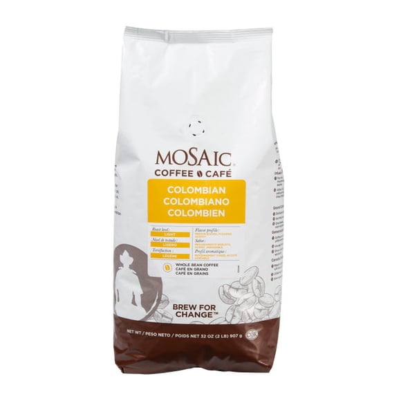 Mosaic Colombian Coffee, 100 Percent, Whole Bean 1kg