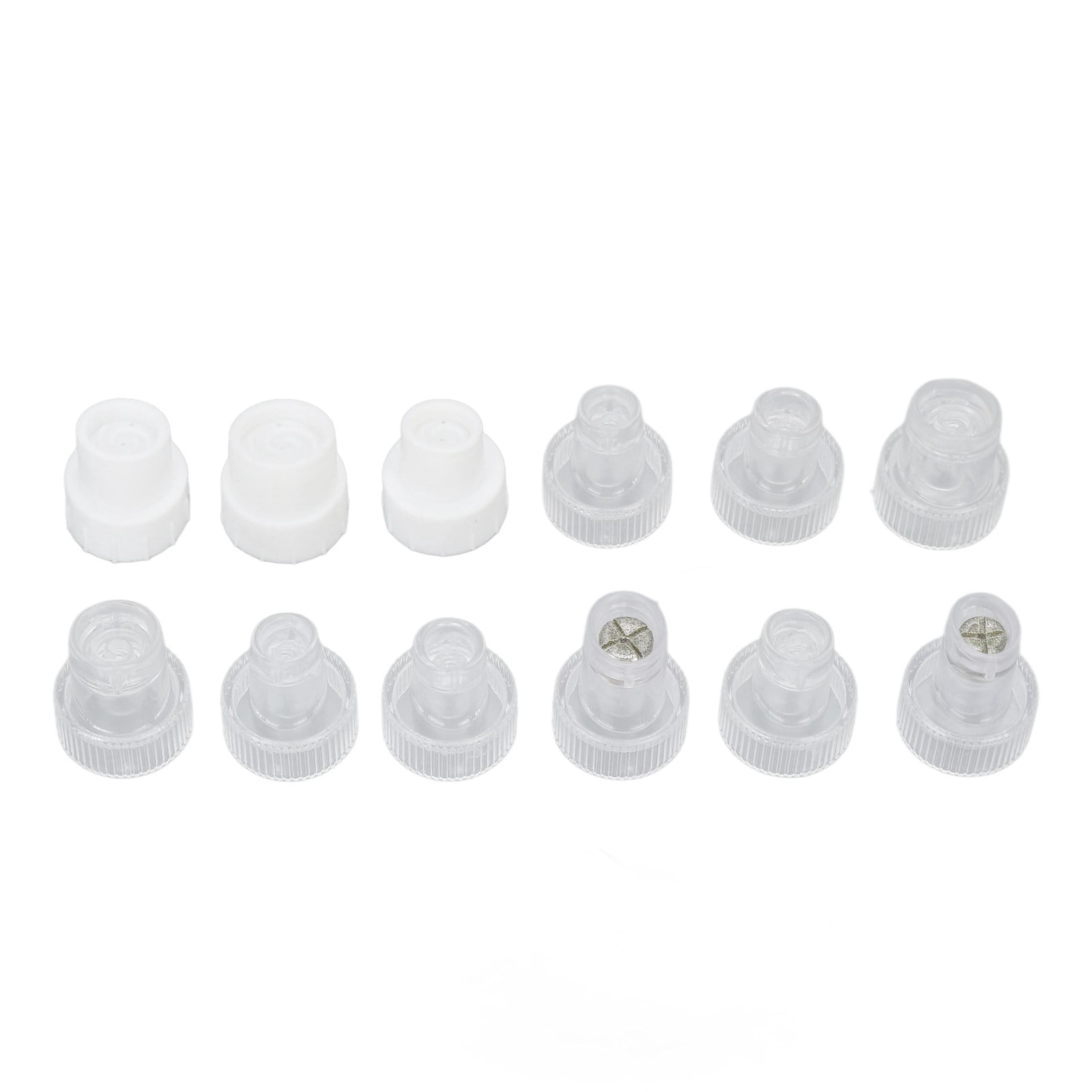 Hydra Dermabrasion Tip, Soft Silicone 12pcs Facial Microdermabrasion Tip For Skin Beauty Machine For Cheek