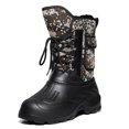 thumbnail image 1 of Men Winter Snow Boots Waterproof Insulated Outdoor Hunting Hiking Shoes, 1 of 6