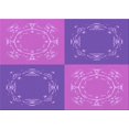 thumbnail image 1 of Ahgly Company Machine Washable Indoor Rectangle Transitional Purple Area Rugs, 3' x 5', 1 of 7