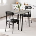 thumbnail image 1 of PIONEERWORKS 2025 New Dining Table Set for 2, 3 Piece Kitchen Table with 2 Upholstered Chairs for Kitchen Room and Small Spaces, 1 of 10