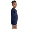 thumbnail image 2 of Jerzees Youth NuBlend Crew Neck Sweatshirt, L, J Navy, 2 of 3