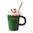 thumbnail image 1 of Elodie Christmas Ceramic Mug Creative Breakfast Mug Water Cup Beverage Drinking Mug Green, 1 of 8
