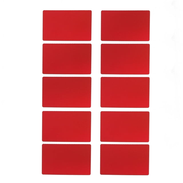 Visiting Card, Abrasion Resistant 50PCS Name Card Portable For Company Black,Blue,Red,Rose Gold,Green
