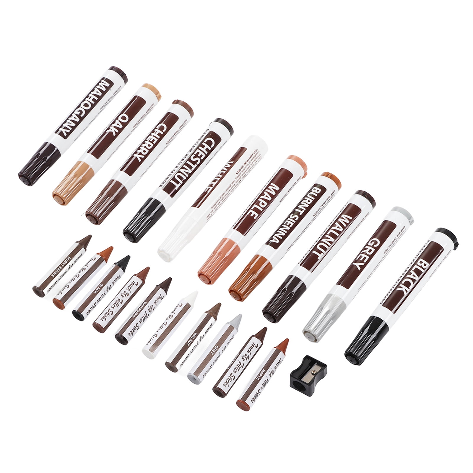 Furniture Markers, Assorted Color Quick Dry Multi Purpose Wood Furniture Markers 10Pcs  For Table