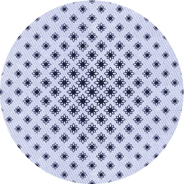 Ahgly Company Tapis Rond Lavable en Machine Intérieur Transitionnel Bleu Lavande, 8 Pieds Rond