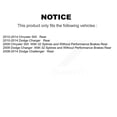 thumbnail image 2 of Kugel Rear Wheel Bearing Hub Assembly 70-512369 for Car Dodge Chrysler 300 Charger Challenger, 2 of 11