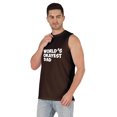 thumbnail image 4 of Inkmeso Printed Graphic World Okayest Dad€ T-Shirt For Mens Best Daddy Ever Gift T-Shirt, 4 of 7