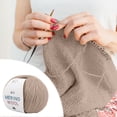 thumbnail image 1 of Vrorvz Premium Hand woven Wool Yarn for Versatile Knitting for Scarves,Hats,Sweaters High Durability and Warmth Soft and Even Texture Wide Color Selection Available, 1 of 4