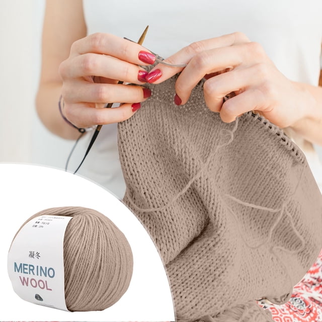 Vrorvz Premium Hand woven Wool Yarn for Versatile Knitting for Scarves,Hats,Sweaters High Durability and Warmth Soft and Even Texture Wide Color Selection Available