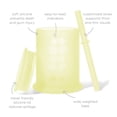 thumbnail image 2 of Olababy Silicone Training Cup with Straw Lid | Babies Water Drinking Cup | 6+ Mo Infant To 12-18 Months Toddler | Sippy Cup For Kids & Smoothie Cup | Baby Led Weaning (Lemon 5 oz), 2 of 5