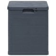 thumbnail image 2 of vidaXL Garden Storage Box 90 L Anthracite, 2 of 5