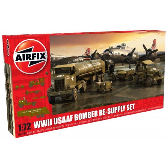 Ensemble de Réapprovisionnement de Bombardier USAAF 1/72 WWII