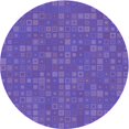 thumbnail image 1 of Ahgly Company Tapis d'Intérieur Ronds Transitionnels Lavables à la Machine Violet Améthyste Violet, 4 Pieds Rond, 1 of 7