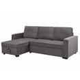 thumbnail image 4 of Ivana Sectional Sofa Bed, Grey, 4 of 7
