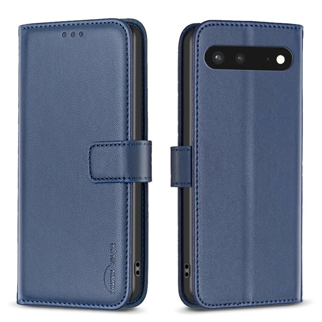 Compatible avec Google Pixel 7 Étui Portefeuille avec Fentes pour Cartes Fermeture Magnétique Couverture Folio à Rabat