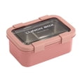 thumbnail image 2 of Amzcrzy Bento Lunch Boxes Lunch Box Compartment Lunch Box for Office Workers Temperature Lightweight Students with Rice Divider Stainless Steel Insulation Lunch Box Organization and Storage, 2 of 6