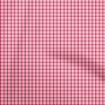 thumbnail image 1 of oneOone Cotton Poplin Pink Fabric Check Sewing Material Print Fabric By The Yard 42 Inch Wide, 1 of 5