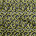 thumbnail image 1 of oneOone Tissu Popeline de Coton Sergé Noir Abstrait pour Robe Tissu Imprimé au Mètre 56 Pouces de Large, 1 of 4