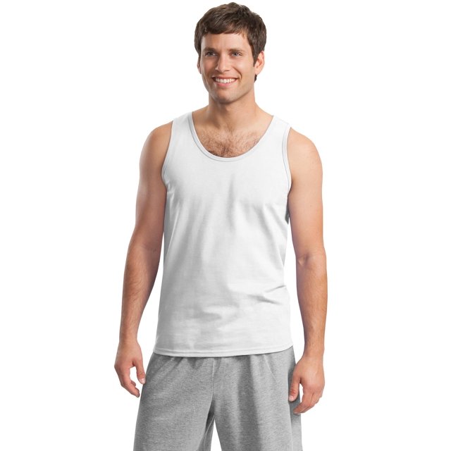 Gildan Débardeur à Encolure pour Hommes en Coton 100 pour Cent 2200