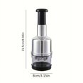 thumbnail image 2 of MesaSe Manual Garlic Crusher and Food Chopper  Portable  Mini  Non-Electric  Stainless Steel  Handheld  Vegetable and Onion Chopper  Garlic Grinder  Garlic Masher  for RV Kitchen  Camping, 2 of 6