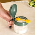 thumbnail image 4 of Kitchen Spice Jars, Leak Proof Seasoning Containers, Transparent Glass Jar with Sealing Lid, For Home Cooking and Outdoor Picnics, Easy Pour Spout, Dishwasher reliable, 4 of 6