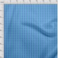 thumbnail image 4 of oneOone Polyester Lycra Medium Blue Fabric Asian Ikat Sewing Craft Projects Fabric Prints By Yard 56 Inch Wide, 4 of 4