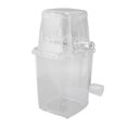 thumbnail image 1 of Rasoir à Glace Manuel Machine à Cônes de Neige, Broyeur à Glace à Manivelle Machine à Glace Pilée Machine à Glace Rasée Machine à Cônes de Neige Machine Portable de Broyage de Glace pour la Maison (Transparent), 1 of 8