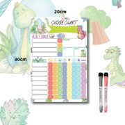 Magnetic Weekly Planner, Dry Wipe Fridge Whiteboard or Dry Erase Calendar Board