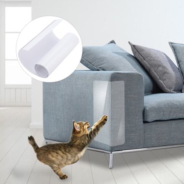 2 Pcs Protecteur de Meubles pour Griffer le Chat, Autocollant Protecteur pour Sofa, Tapis de Protection contre les Griffures de Meubles, Protecteur de Canapé pour Chat, Poteau à Griffer pour Chat avec Conception Auto-Adhésive pour Mur Tapis Mattr