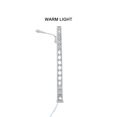 thumbnail image 4 of Youkk Lampe de Chemin de Fer Modèle Classique Mini Paysage Échelle Légère Résistante Lampadaire Extérieur LED Métal Argent (Lumière Chaude), 4 of 5