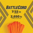 thumbnail image 1 of Cordon de Combat 5.6MM - 2650lb Résistance à la Traction (Orange Néon, 100), 1 of 4