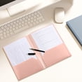 thumbnail image 4 of Btomtd Plastic Folders With Pockets Heavy Duty Pocket Folders Letter Size File Folders For Documents Office School, D, 4 of 6