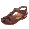 thumbnail image 1 of Kcodviy Chaussures Confortables à Semelle Ajourée Chaussures pour Femmes Taille 8 Robe Décontractée Dames Bout Rond à la Cheville Chaussures Décontractées pour Femmes Sandales à Enfiler Souples Femmes Filles Chaussures Décontractées pour Femmes, 1 of 7