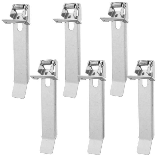 SHISUYAN 6pcs Recessed Light Retaining Clip Light Securing Clips Downlight Retaining Clamp Panel Light Spring Clip Downlight Retrofit Clips