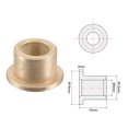 thumbnail image 3 of Unique Bargains 8x12x10mm Roulements à Brides Bronze Fritté Bague Auto-Lubrifiante 2 Pack, 3 of 5