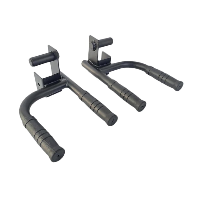 bedienty 2 Pieces Dip Bar Barbell Rack Narrow Pull to Chest Holders up pitch Install Easy Training Wide margin