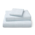 thumbnail image 2 of Mainstays Kids 220TC Cotton Blue Stripe Twin, 3 Piece Sheet Set, 2 of 8
