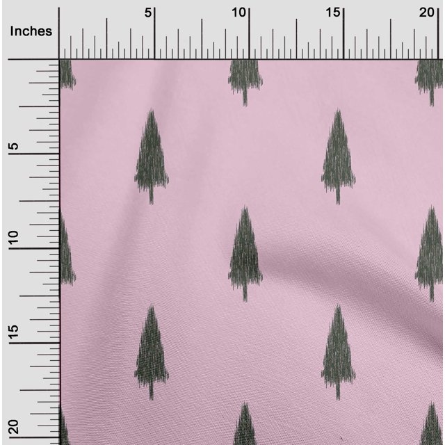 oneOone Viscose Chiffon Fabric Tree Ikat Fabric Prints By Yard 42 Inch Wide