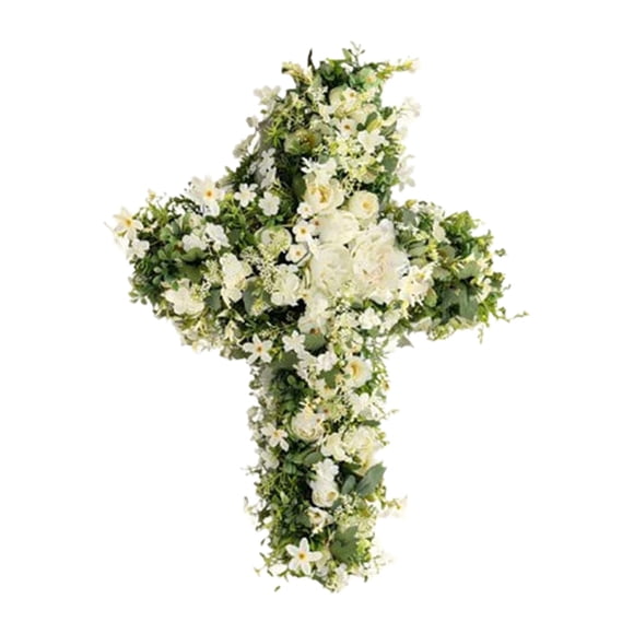 A Wreath of Crosses A of and A Wreath for Easter .