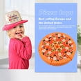 thumbnail image 4 of Multicolor Childrens Kids Pizza Slices Toppings Pretend Dinner Kitchen Play Food Toy Gift, 4 of 4