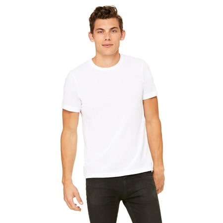 BELLA+CANVAS T-Shirt Unisexe à Manches Courtes en Poly-Coton