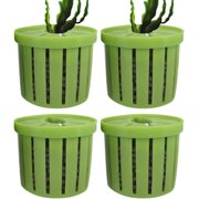 Fish Tank Decorations Aquarium Pothos Fish Tank Plant Small Porous Pot Corner Shelf Window Decor Fish Tank Accessories