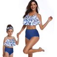 thumbnail image 4 of Girls Swimsuit High Waisted Two Pieces Bikini Set Swimwear Bathing Suits, 4 of 7
