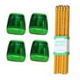 thumbnail image 2 of TopLLC Student Plastic Colored Transparent Pencil Sharpener Pencil Set-geometric Double Hole Sketch Sharpener Pencil Set- 4pc Pencil Sharpener And 10pc Pencil pencil pencil, 2 of 9