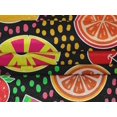 thumbnail image 5 of oneOone Velvet Magenta Fabric Tropical Fruit Craft Projects Decor Fabric Printed By The Yard 58 Inch Wide, 5 of 5